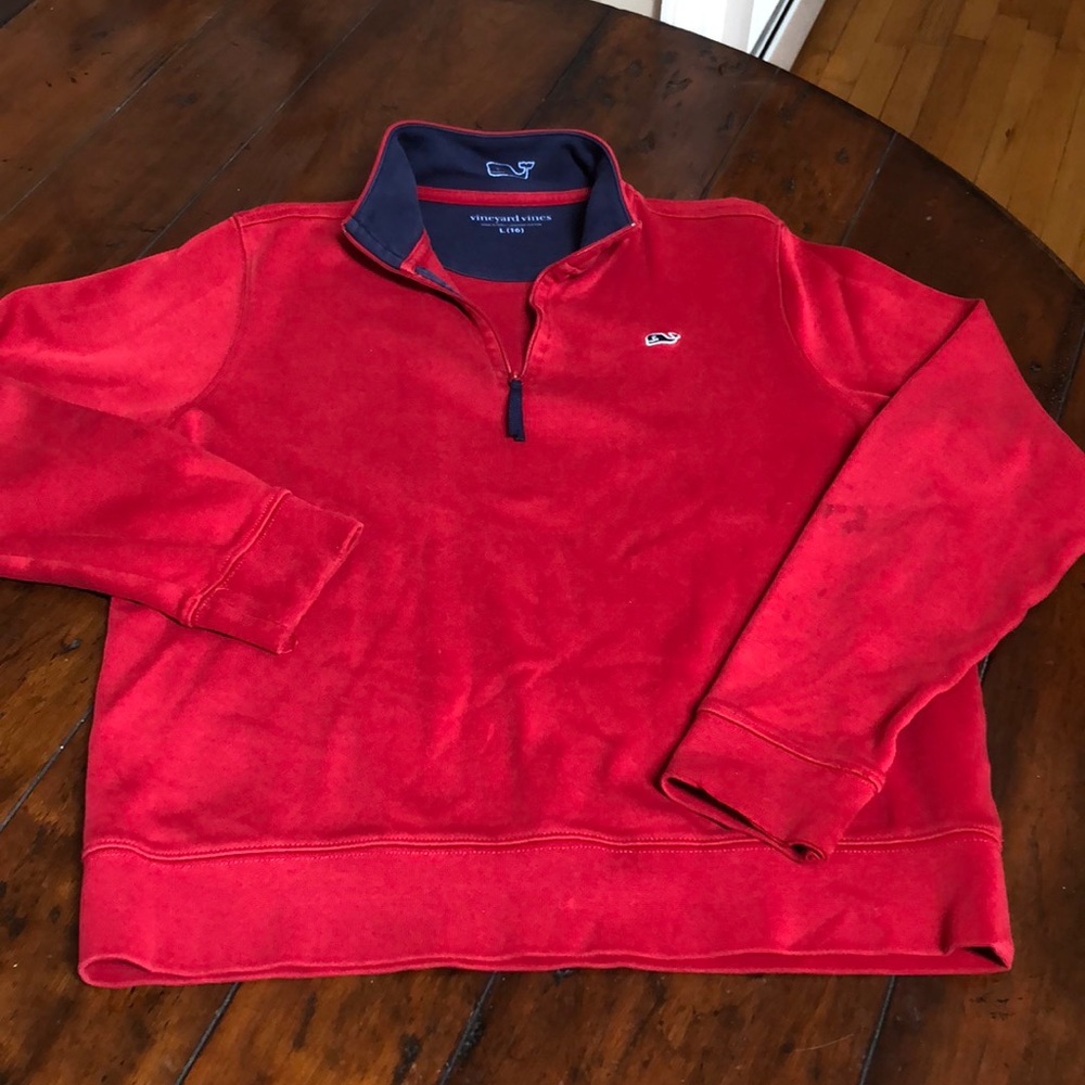 Vineyard Vines 1/4 zip Sz 16